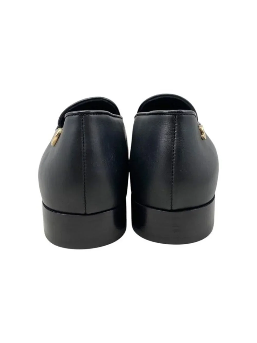 Chanel Loafers Coco Mark Heart Moccasins 94305 Size 37 Calfskin - Picture 4 of 11